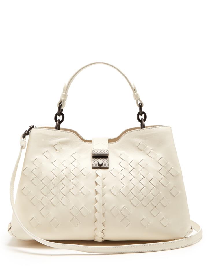 Bottega Veneta Napoli Small Intrecciato Leather Cross-body Bag