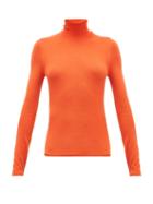 Matchesfashion.com Gabriela Hearst - Costa Cashmere-blend Roll-neck Sweater - Womens - Orange