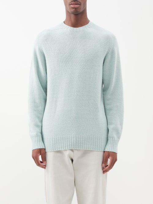 Officine Gnrale - Wool-blend Sweater - Mens - Green