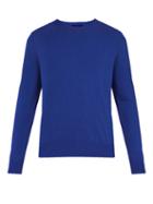 Matchesfashion.com Allude - Crew Neck Cashmere Sweater - Mens - Blue