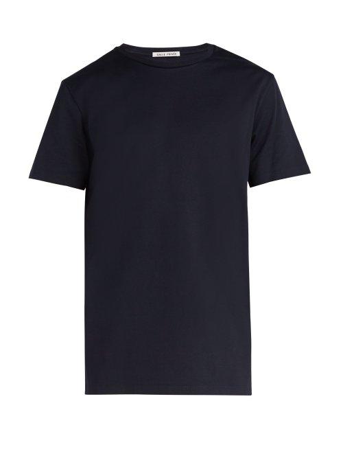 Matchesfashion.com Salle Prive - Lothar Cotton T Shirt - Mens - Dark Blue