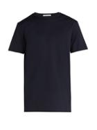 Matchesfashion.com Salle Prive - Lothar Cotton T Shirt - Mens - Dark Blue