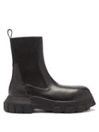 Matchesfashion.com Rick Owens - Beetle Bozo Tractor Leather Chelsea Boots - Mens - Black
