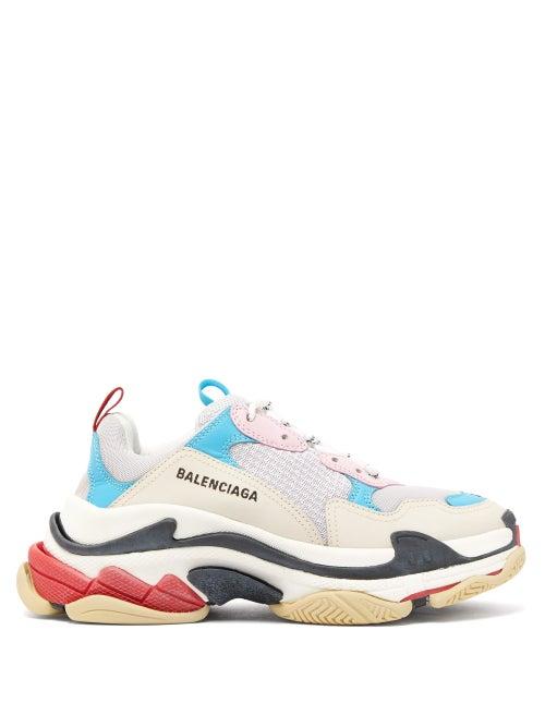 Matchesfashion.com Balenciaga - Triple S Mesh Trainers - Womens - Multi