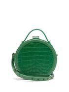 Matchesfashion.com Nico Giani - Tunilla Mini Crocodile Effect Leather Bag - Womens - Green