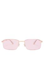 Matchesfashion.com Mykita - Kaito Square Frame Metal Sunglasses - Mens - Gold