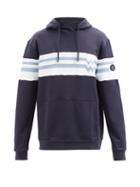 Bogner - Striped Jersey Hooded Sweatshirt - Mens - Navy White
