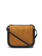 Ladies Bags Jil Sander - Suede And Leather Cross-body Bag - Womens - Black Tan