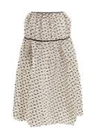 Cecilie Bahnsen Anette Fil-coup Silk-blend Midi Skirt