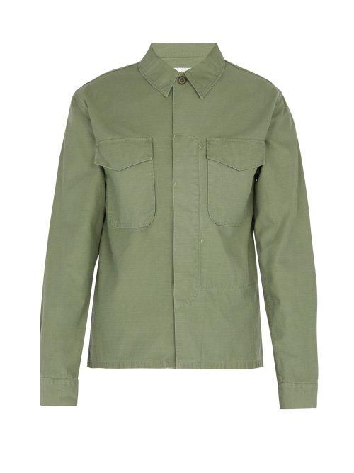 Matchesfashion.com Officine Gnrale - Marine Military Shirt - Mens - Khaki