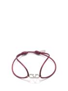 Valentino Garavani - V-logo Cord Bracelet - Mens - Red