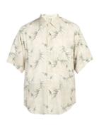 Matchesfashion.com Etro - Oversized Bamboo Print Short Sleeved Shirt - Mens - Beige