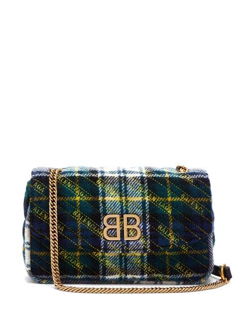 Matchesfashion.com Balenciaga - Bb Round S Bag - Womens - Green Multi