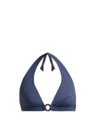 Matchesfashion.com Max Mara Beachwear - Genarc Bikini Top - Womens - Blue