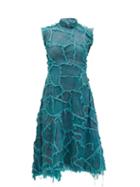 Matchesfashion.com Charles Jeffrey Loverboy - Bash Crash Patchwork Cotton-canvas Dress - Womens - Blue