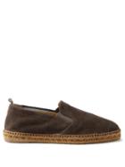 Castaer - Joel Suede & Jute Espadrilles - Mens - Grey