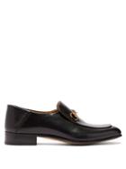 Matchesfashion.com Gucci - Mister New Horsebit Leather Loafers - Mens - Black
