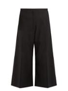 Lemaire Cropped Wide-leg Wool Trousers