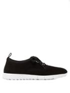 Matchesfashion.com Jimmy Choo - Jenson Raised Sole Low Top Suede Trainers - Mens - Black