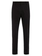 Matchesfashion.com Prada - Tailored Technical Twill Trousers - Mens - Black