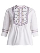 Talitha Willow Embroidered Cotton Top