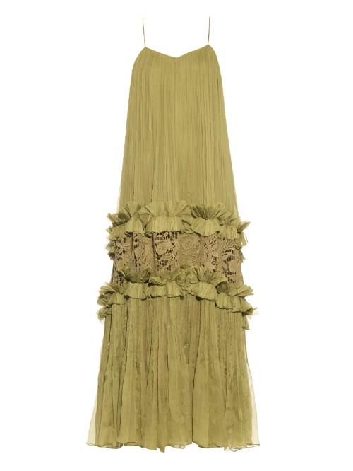 Maria Lucia Hohan Meteora Silk-tulle Gown
