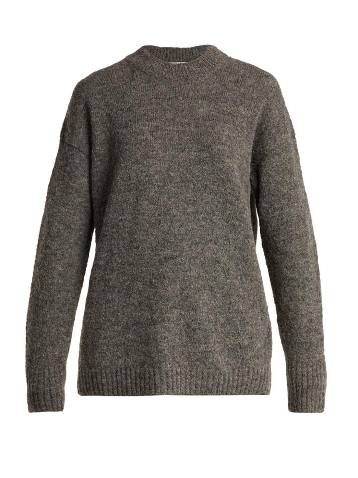 Tibi Dropped-sleeve Wool-blend Sweater