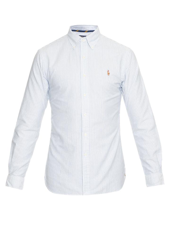Polo Ralph Lauren Slim-fit Striped Cotton Oxford Shirt