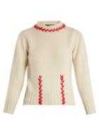 Alexander Mcqueen Stitch-detail Cashmere Sweater