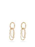 Matchesfashion.com Isabel Marant - Pith Hammered Hoop Earrings - Womens - Gold