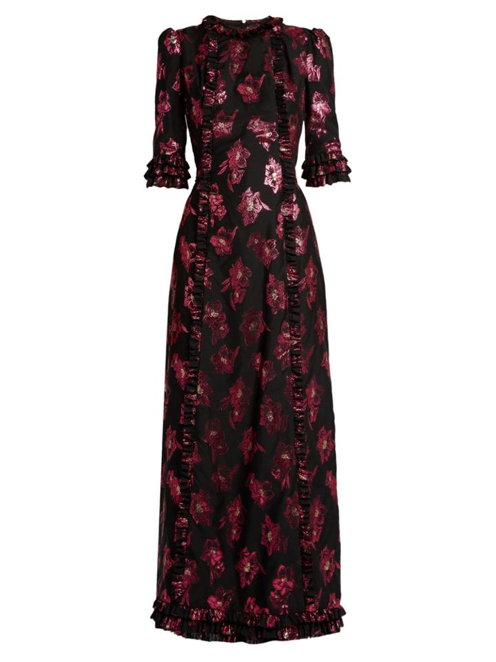 The Vampire's Wife Cate Floral Fil-coup Gown