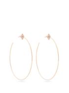 Matchesfashion.com Diane Kordas - Diamond & Rose Gold Geometric Earrings - Womens - Gold