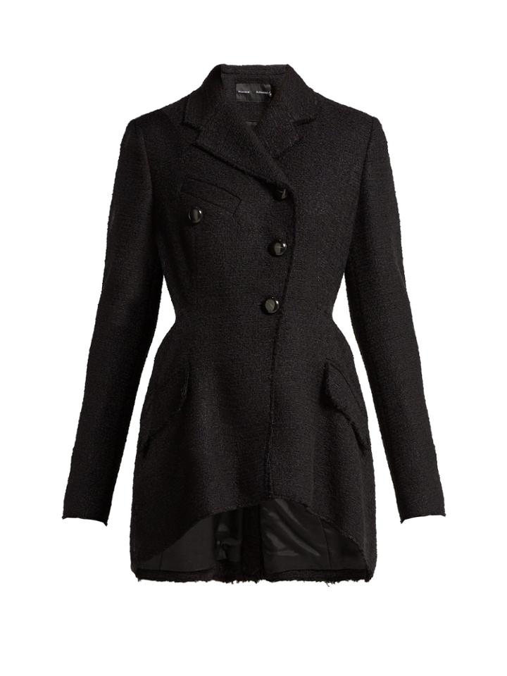 Proenza Schouler Double-breasted Tweed Blazer
