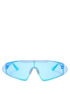 Matchesfashion.com Acne Studios - Reflective Acetate Sunglasses - Womens - Blue