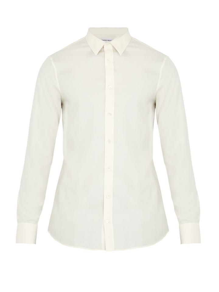 Alexander Mcqueen Single-cuff Silk Shirt