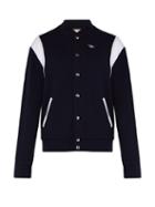 Matchesfashion.com Maison Kitsun - Fox Cotton Bomber Jacket - Mens - Navy
