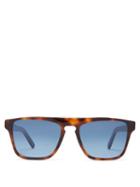 Matchesfashion.com L.g.r Sunglasses - Luanda Ii Square Acetate Sunglasses - Mens - Tortoiseshell