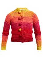 Matchesfashion.com Spencer Vladimir - Lolli Cropped Cashmere Cardigan - Womens - Multi