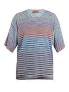 Missoni Striped-knit Cotton T-shirt