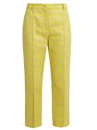 Sies Marjan Mid-rise Straight-leg Mountain-jacquard Trousers