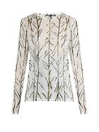 Proenza Schouler Abstract Stem-print Cotton-jersey T-shirt