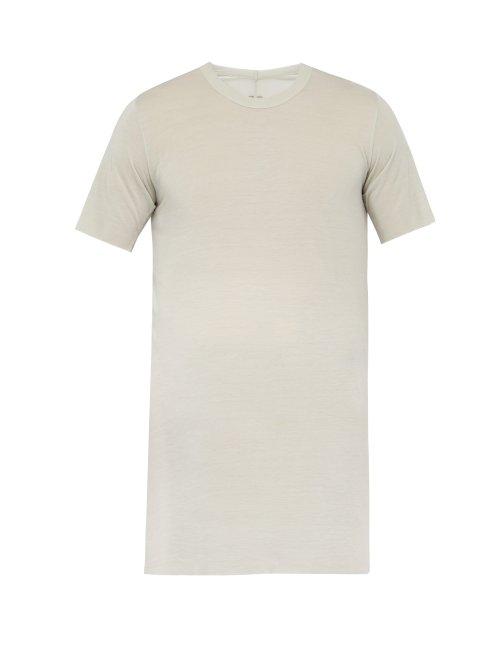 Matchesfashion.com Rick Owens - Basic Longline T Shirt - Mens - Beige