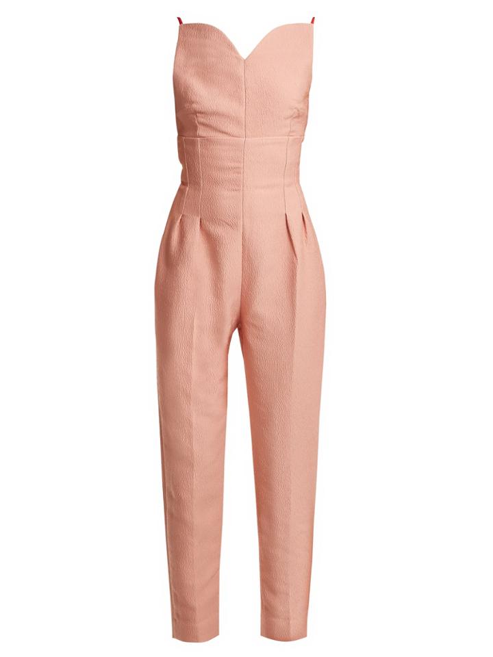 Emilia Wickstead Selma Seersucker Jumpsuit