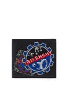 Matchesfashion.com Givenchy - Logo-patch Leather Bi-fold Wallet - Mens - Black
