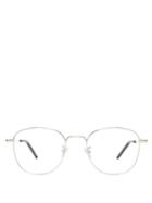 Matchesfashion.com Saint Laurent - Round Metal Glasses - Womens - Silver