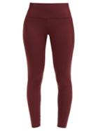 Matchesfashion.com Lndr - Scuba Ultra Form Cropped Leggings - Womens - Burgundy