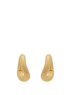 Matchesfashion.com Balenciaga - Distorted Hoop Earrings - Womens - Gold
