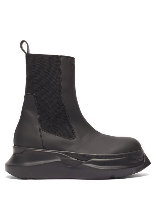 Matchesfashion.com Rick Owens Drkshdw - Beetle Rubber Chelsea Boots - Mens - Black