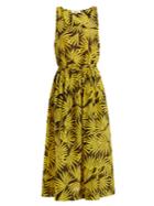 Diane Von Furstenberg Floral-print Cotton-blend Midi Dress