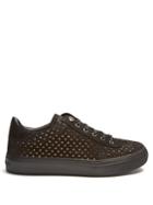 Jimmy Choo Ace Star Cut-out Suede Trainers